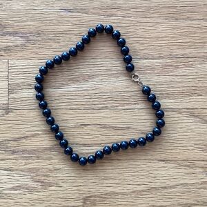 Black Beaded Necklace